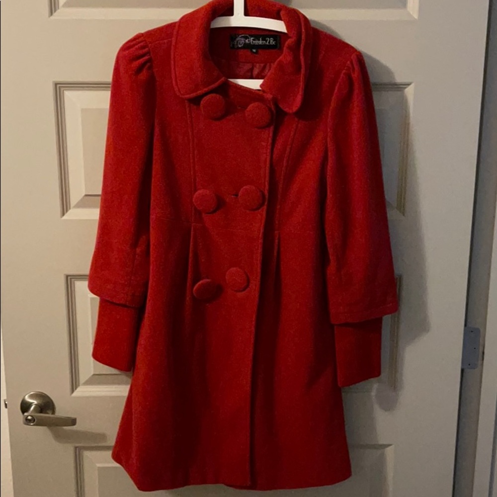Large Button Fashion Jacket